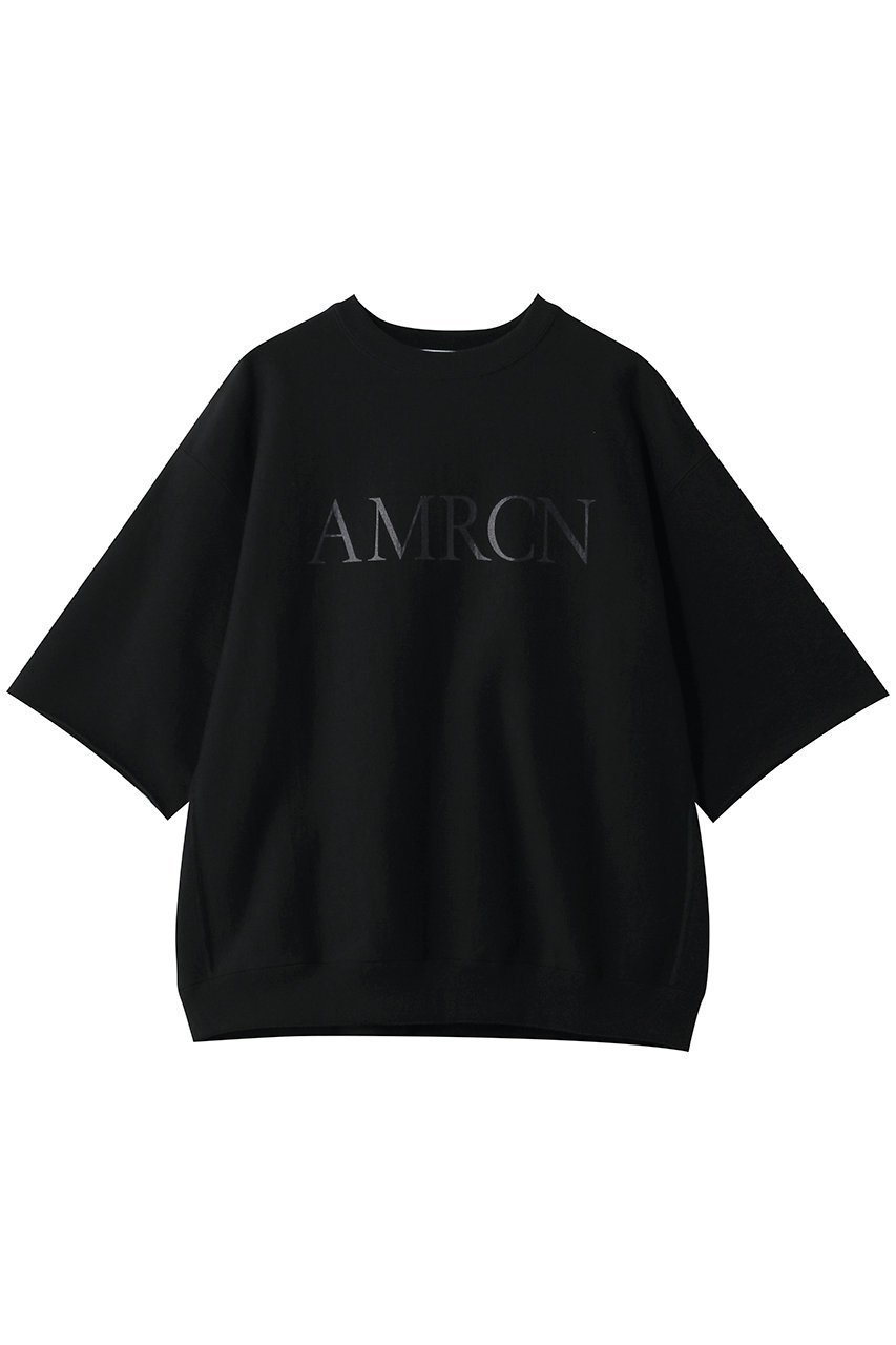 【アメリカーナ/Americana】の【ELLE SHOP限定】ハーフスリーブスウェット インテリア・キッズ・メンズ・レディースファッション・服の通販 founy(ファニー) ファッション Fashion レディースファッション Fashion for Women トップス・カットソー Cut & Sew Tops シャツ・ブラウス・オフィスカジュアル Elegant Blouses & Button-Ups レディースパーカー・カジュアルフーディー Casual Hoodies & Sweatshirts ロングTシャツ・Tシャツ Longline T-Shirts & Tees スウェット・クルーネックトップス Sweatshirts & Crewnecks / Relaxed Fit Sweat Tops カットソー・ベーシックTシャツ Cut-and-Sewn Tops / Stretch Tees & Basics 2026年 2026 おすすめ Recommended / Our Picks ショート Short, Short Length スリーブ Sleeve, Long Sleeve / Short Sleeve デニム Denim, Jeans Material バランス Balance, Style Balance フォルム Silhouette, Form フレア Flare, Flared プリーツ Pleats, Pleated ワイド Wide, Wide Fit 夏 Summer 春 Spring S/S・春夏 SS, Spring/Summer, Warm Season ブラック|ID: prp329100004865005 ipo3291000000036210791