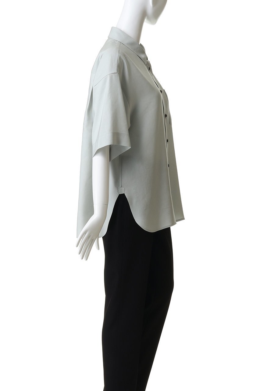 【エブール/ebure】の【3/6 0:00販売開始】リネンアセテート 半袖シャツ 人気、トレンドファッション・服の通販 founy(ファニー) 　ファッション　Fashion　レディースファッション　Fashion for Women　トップス・カットソー　Cut & Sew Tops　シャツ・ブラウス・オフィスカジュアル　Elegant Blouses & Button-Ups　2026年　2026　おすすめ　Recommended / Our Picks　サテン　Satin, Glossy Fabric　ショート　Short, Short Length　シンプル　Simple, Minimal　スリーブ　Sleeve, Long Sleeve / Short Sleeve　セットアップ　Set-Up, Coordinated Outfit　ボトム　Bottoms, Lower Wear　ポケット　Pocket, Pocket Detail　リネン　Linen, Linen Fabric　ワンポイント　One Point, Statement Accent　エレガント 上品　Elegant　半袖　Short Sleeve, Half Sleeve　夏　Summer　春　Spring　S/S・春夏　SS, Spring/Summer, Warm Season　羽織　Haori, Light Jacket　other-3|ID: prp329100004865024 ipo3291000000036210926