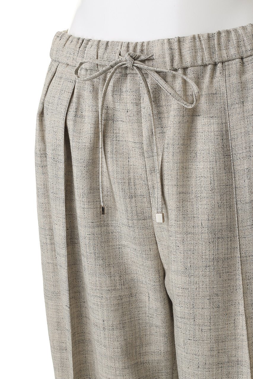 【エブール/ebure】の【3/6 0:00販売開始】フラックメランジ イージーワイドパンツ 人気、トレンドファッション・服の通販 founy(ファニー) 　ファッション　Fashion　レディースファッション　Fashion for Women　パンツ　Pants & Trousers　シルク　Silk, 100% Silk　スピンドル　Spindle, Drawcord　センター　Center, Center Line　ポケット　Pocket, Pocket Detail　メランジ　Melange, Mixed Yarn　リネン　Linen, Linen Fabric　ループ　Loop, Loop Knit　ワイド　Wide, Wide Fit　エレガント 上品　Elegant　other-5|ID: prp329100004865037 ipo3291000000036211022