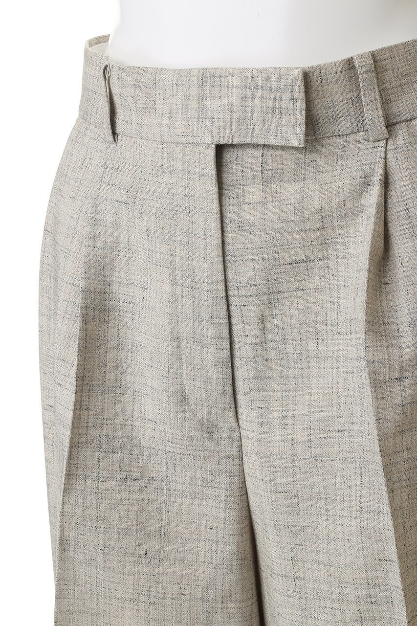 【エブール/ebure】の【3/6 0:00販売開始】フラックメランジ キュロットパンツ 人気、トレンドファッション・服の通販 founy(ファニー) 　ファッション　Fashion　レディースファッション　Fashion for Women　スカート　Skirts　おすすめ　Recommended / Our Picks　キュロット　Culottes, Wide Shorts　シルク　Silk, 100% Silk　シンプル　Simple, Minimal　ジャケット　Jacket, Outerwear　センター　Center, Center Line　メランジ　Melange, Mixed Yarn　リネン　Linen, Linen Fabric　other-5|ID: prp329100004865039 ipo3291000000036211033