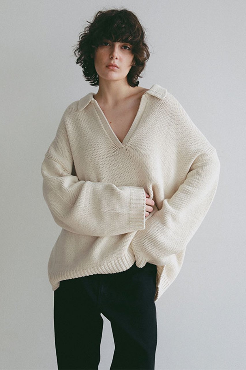 【エトレトウキョウ/ETRE TOKYO】のオーバーサイズスキッパーニットプルオーバー 人気、トレンドファッション・服の通販 founy(ファニー) 　ファッション　Fashion　レディースファッション　Fashion for Women　トップス・カットソー　Cut & Sew Tops　ニット　Knit Tops & Sweaters　カジュアルプルオーバー・ニットトップス　Pullovers & Knit Tops / Casual Pullovers　おすすめ　Recommended / Our Picks　アクリル　Acrylic Material　シンプル　Simple, Minimal　タートルネック　Turtleneck, High Neck　バランス　Balance, Style Balance　フォルム　Silhouette, Form　リラックス　Relax, Relaxed Fit　ロング　Long, Long-Length　新作・新入荷　New Arrivals / New In　 other-1|ID: prp329100004865048 ipo3291000000036211077