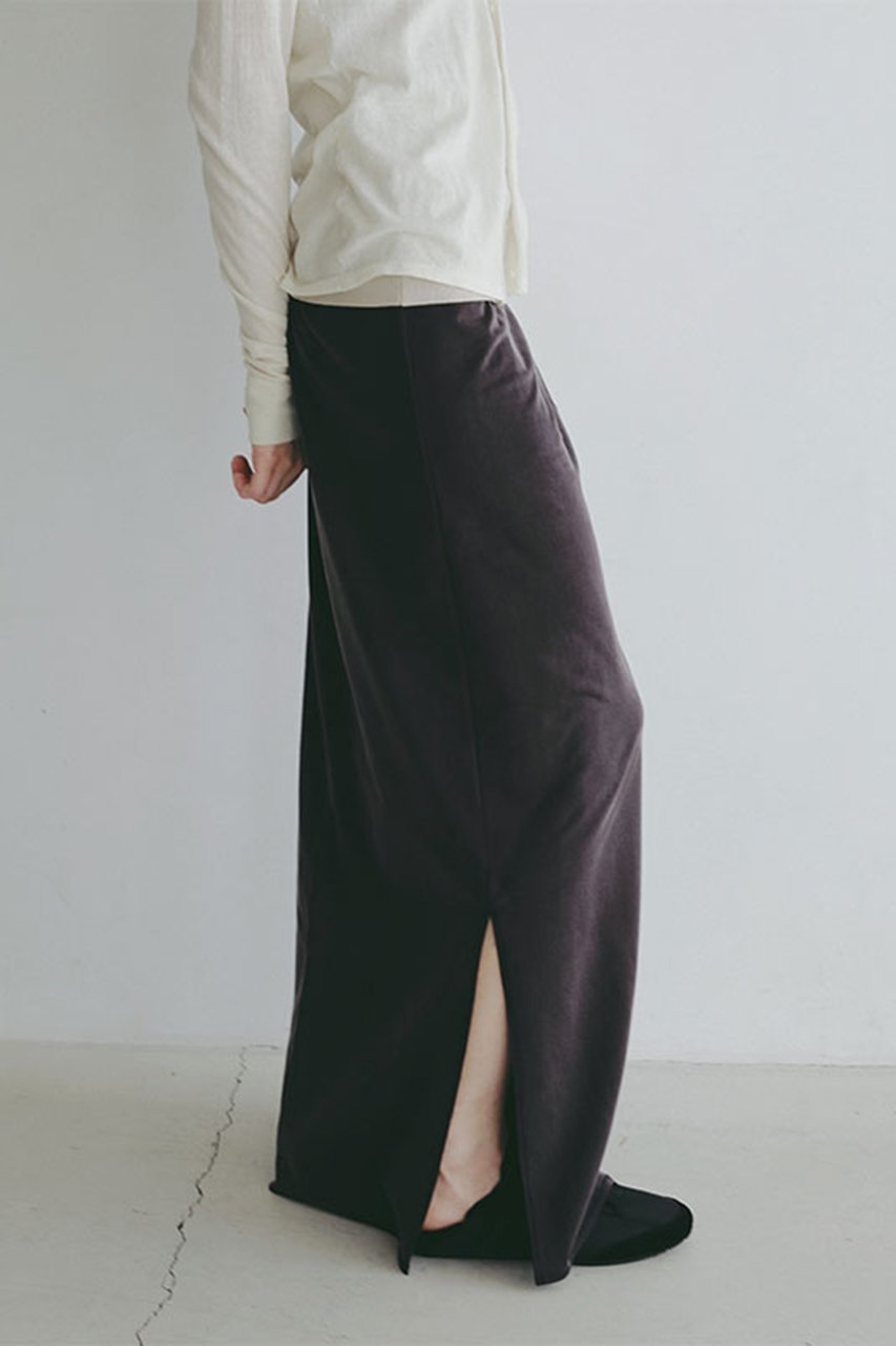 【エトレトウキョウ/ETRE TOKYO】のキュプラジャージロングスカート 人気、トレンドファッション・服の通販 founy(ファニー) 　ファッション　Fashion　レディースファッション　Fashion for Women　スカート　Skirts　ロングスカート　Long Skirts / Maxi & Midi Skirts　ヴィンテージ　Vintage Style　カットソー　Cut and Sewn Top　キュプラ　Cupro, Eco Fabric　シンプル　Simple, Minimal　スリット　Slit, Slit Detail　セットアップ　Set-Up, Coordinated Outfit　バランス　Balance, Style Balance　リラックス　Relax, Relaxed Fit　ロング　Long, Long-Length　エレガント 上品　Elegant　新作・新入荷　New Arrivals / New In　other-2|ID: prp329100004865049 ipo3291000000036211095
