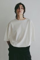 【エトレトウキョウ/ETRE TOKYO】のキュプラジャージオーバーサイズTee 人気、トレンドファッション・服の通販 founy(ファニー) ファッション Fashion レディースファッション Fashion for Women トップス・カットソー Cut & Sew Tops シャツ・ブラウス・オフィスカジュアル Elegant Blouses & Button-Ups ロングTシャツ・Tシャツ Longline T-Shirts & Tees カットソー・ベーシックTシャツ Cut-and-Sewn Tops / Stretch Tees & Basics カットソー Cut and Sewn Top キュプラ Cupro, Eco Fabric ショルダー Shoulder, Shoulder Strap ショート Short, Short Length シンプル Simple, Minimal スリーブ Sleeve, Long Sleeve / Short Sleeve ドロップ Drop Shoulder, Dropped Style バランス Balance, Style Balance フォルム Silhouette, Form リラックス Relax, Relaxed Fit ヴィンテージ Vintage Style エレガント 上品 Elegant 新作・新入荷 New Arrivals / New In thumbnail ホワイト|ID: prp329100004865050 ipo3291000000036211109