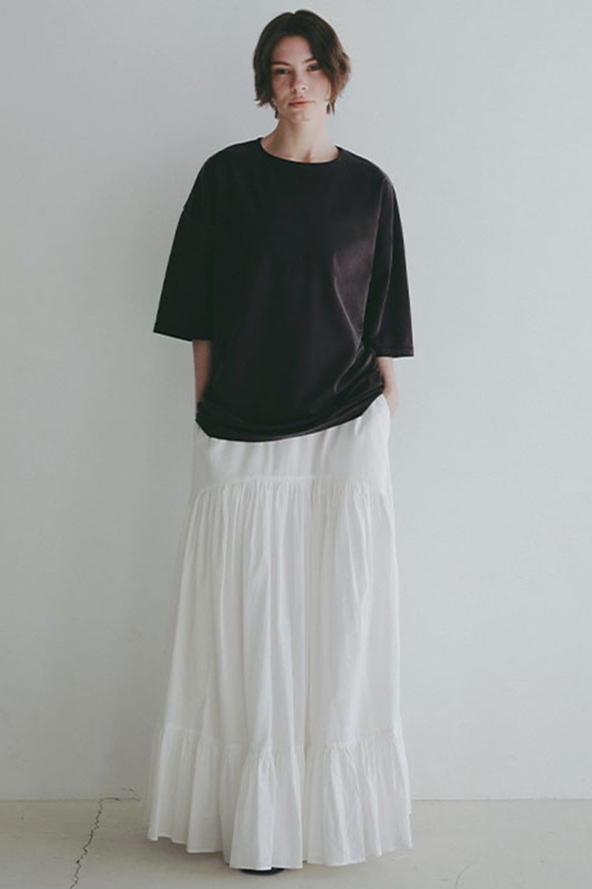 【エトレトウキョウ/ETRE TOKYO】のキュプラジャージオーバーサイズTee 人気、トレンドファッション・服の通販 founy(ファニー) 　ファッション　Fashion　レディースファッション　Fashion for Women　トップス・カットソー　Cut & Sew Tops　シャツ・ブラウス・オフィスカジュアル　Elegant Blouses & Button-Ups　ロングTシャツ・Tシャツ　Longline T-Shirts & Tees　カットソー・ベーシックTシャツ　Cut-and-Sewn Tops / Stretch Tees & Basics　カットソー　Cut and Sewn Top　キュプラ　Cupro, Eco Fabric　ショルダー　Shoulder, Shoulder Strap　ショート　Short, Short Length　シンプル　Simple, Minimal　スリーブ　Sleeve, Long Sleeve / Short Sleeve　ドロップ　Drop Shoulder, Dropped Style　バランス　Balance, Style Balance　フォルム　Silhouette, Form　リラックス　Relax, Relaxed Fit　ヴィンテージ　Vintage Style　エレガント 上品　Elegant　新作・新入荷　New Arrivals / New In　other-3|ID: prp329100004865050 ipo3291000000036211114