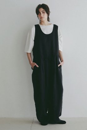 【エトレトウキョウ/ETRE TOKYO】 クルーネックキュプラタンクオールインワン人気、トレンドファッション・服の通販 founy(ファニー) ファッション Fashion レディースファッション Fashion for Women パンツ Pants & Trousers キュプラ Cupro, Eco Fabric センター Center, Center Line タンク Tank Top, Sleeveless Top なめらか Smooth, Silky Texture バランス Balance, Style Balance フォルム Silhouette, Form ブラウジング Blouson Silhouette, Cinched Waist ボトム Bottoms, Lower Wear 新作・新入荷 New Arrivals / New In |ID:prp329100004865052