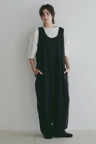 【エトレトウキョウ/ETRE TOKYO】のクルーネックキュプラタンクオールインワン 人気、トレンドファッション・服の通販 founy(ファニー) ファッション Fashion レディースファッション Fashion for Women パンツ Pants & Trousers キュプラ Cupro, Eco Fabric センター Center, Center Line タンク Tank Top, Sleeveless Top なめらか Smooth, Silky Texture バランス Balance, Style Balance フォルム Silhouette, Form ブラウジング Blouson Silhouette, Cinched Waist ボトム Bottoms, Lower Wear 新作・新入荷 New Arrivals / New In thumbnail ブラック|ID: prp329100004865052 ipo3291000000036211123