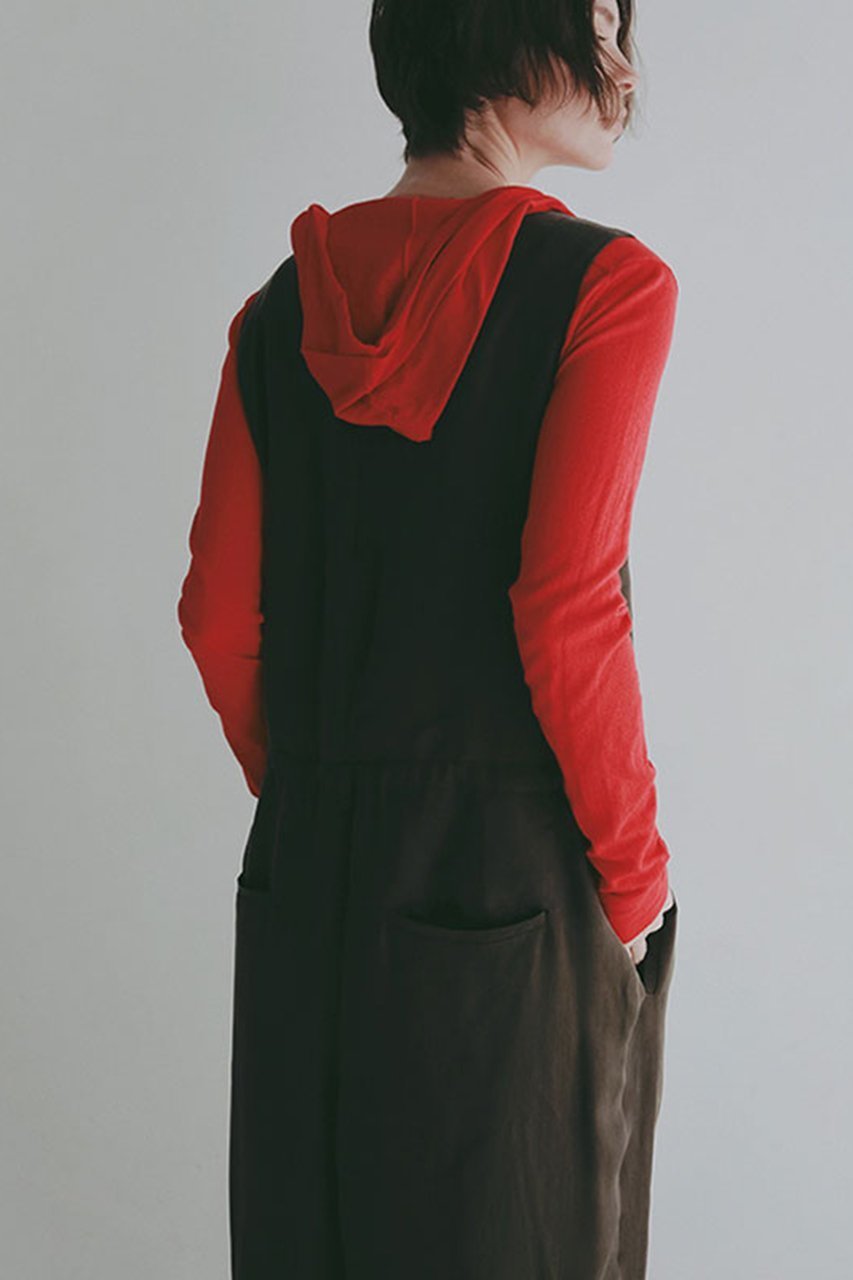 【エトレトウキョウ/ETRE TOKYO】のクルーネックキュプラタンクオールインワン 人気、トレンドファッション・服の通販 founy(ファニー) 　ファッション　Fashion　レディースファッション　Fashion for Women　パンツ　Pants & Trousers　キュプラ　Cupro, Eco Fabric　センター　Center, Center Line　タンク　Tank Top, Sleeveless Top　なめらか　Smooth, Silky Texture　バランス　Balance, Style Balance　フォルム　Silhouette, Form　ブラウジング　Blouson Silhouette, Cinched Waist　ボトム　Bottoms, Lower Wear　新作・新入荷　New Arrivals / New In　other-5|ID: prp329100004865052 ipo3291000000036211131