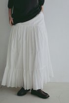 【エトレトウキョウ/ETRE TOKYO】のエアリーコットンガーメントダイボリュームスカート ホワイト|ID: prp329100004865054 ipo3291000000036211139