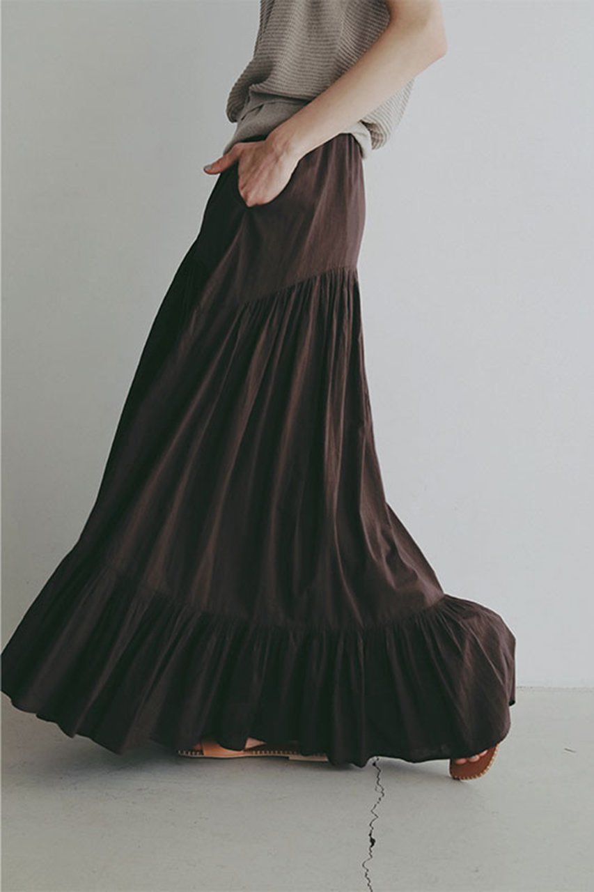 【エトレトウキョウ/ETRE TOKYO】のエアリーコットンガーメントダイボリュームスカート 人気、トレンドファッション・服の通販 founy(ファニー) ファッション Fashion レディースファッション Fashion for Women スカート Skirts ロングスカート Long Skirts / Maxi & Midi Skirts エアリー Airy Texture コンパクト Compact, Small Size タンク Tank Top, Sleeveless Top ノースリーブ Sleeveless, No-Sleeve バランス Balance, Style Balance ロング Long, Long-Length 夏 Summer 新作・新入荷 New Arrivals / New In other-2|ID: prp329100004865054 ipo3291000000036211141