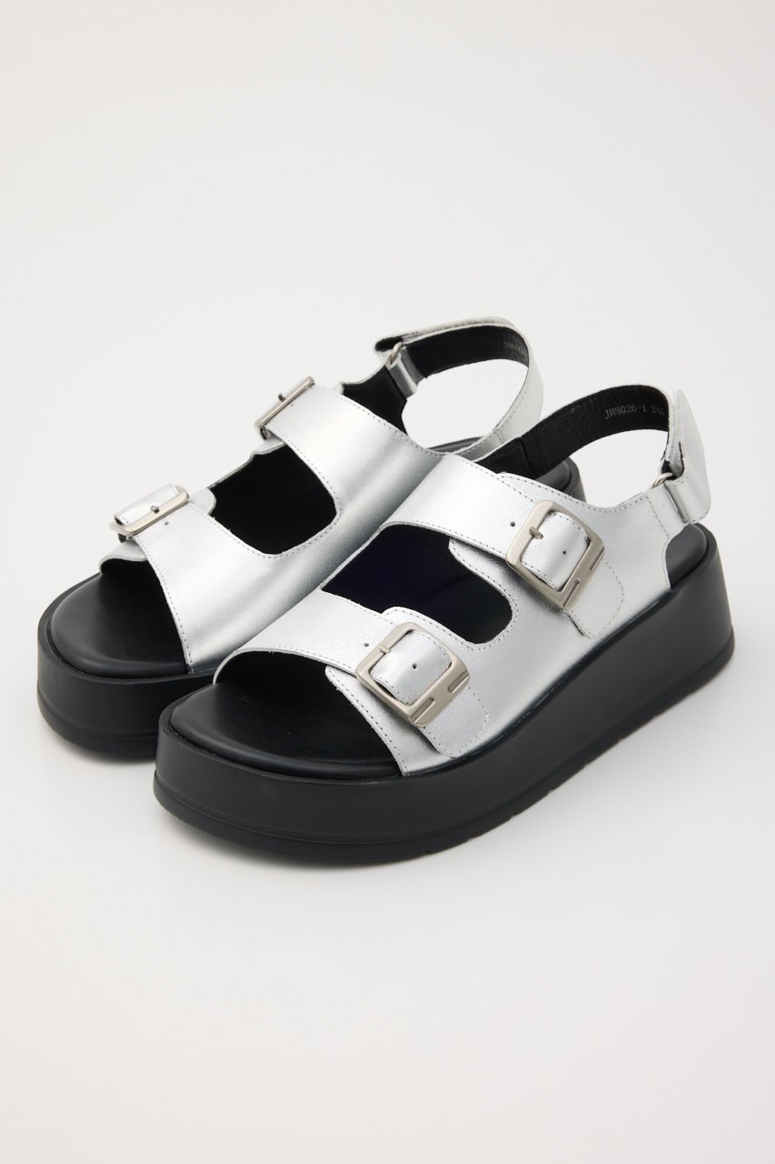 【スタッカート/STACCATO】のロックライクプラットフォームサンダル インテリア・キッズ・メンズ・レディースファッション・服の通販 founy(ファニー) 　ファッション　Fashion　レディースファッション　Fashion for Women　サンダル　Sandals, Summer Shoes　ソックス　Socks, Hosiery　フォルム　Silhouette, Form　厚底　Platform Shoes　新作・新入荷　New Arrivals / New In　軽量　Lightweight, Ultra Light　シルバー|ID: prp329100004865072 ipo3291000000036211267