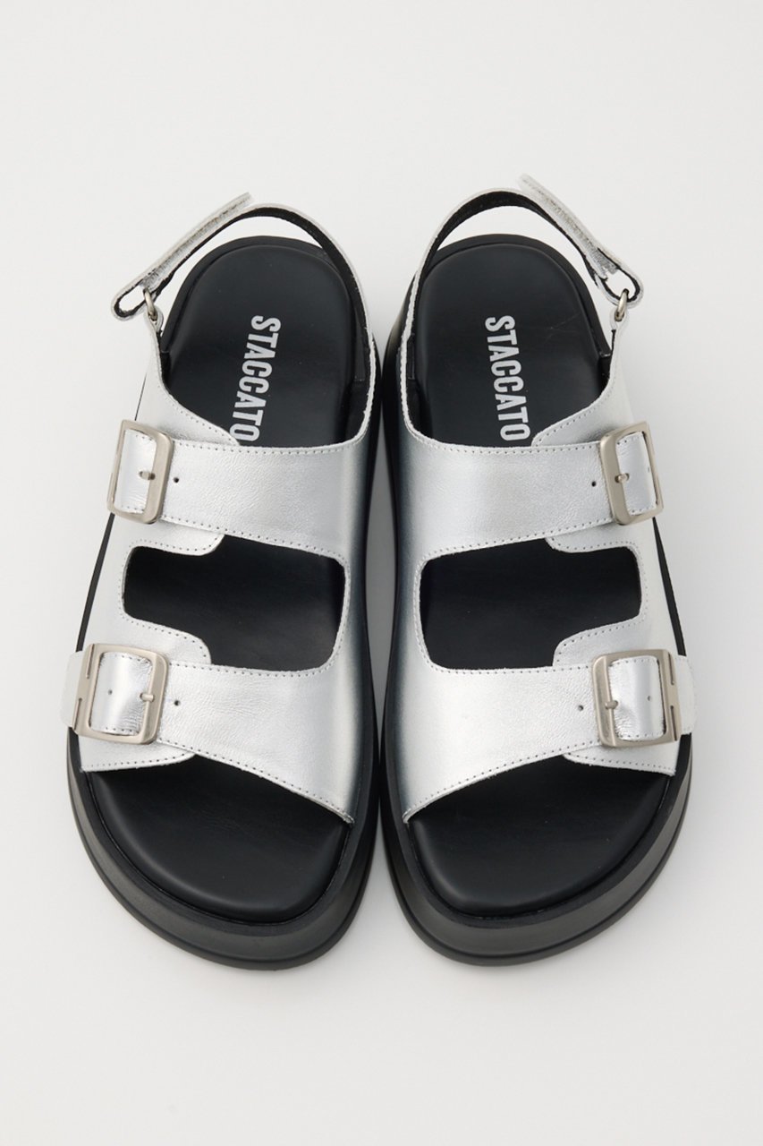 【スタッカート/STACCATO】のロックライクプラットフォームサンダル 人気、トレンドファッション・服の通販 founy(ファニー) 　ファッション　Fashion　レディースファッション　Fashion for Women　サンダル　Sandals, Summer Shoes　ソックス　Socks, Hosiery　フォルム　Silhouette, Form　厚底　Platform Shoes　新作・新入荷　New Arrivals / New In　軽量　Lightweight, Ultra Light　other-2|ID: prp329100004865072 ipo3291000000036211268