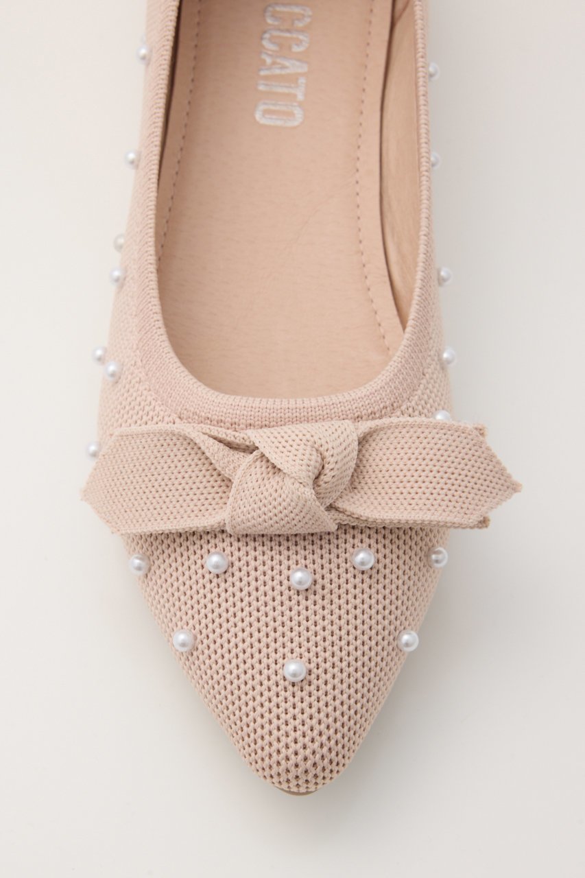 【スタッカート/STACCATO】のマーリーライトバレエシューズ 人気、トレンドファッション・服の通販 founy(ファニー) 　ファッション　Fashion　レディースファッション　Fashion for Women　クッション　Cushion, Throw Pillow　シューズ　Shoes, Footwear　バレエ　Ballet, Ballet Style　パール　Pearl, Pearl Accent　フィット　Fit, Slim Fit　フラット　Flat, Flat Shoes　リボン　Ribbon, Bow　軽量　Lightweight, Ultra Light　other-8|ID: prp329100004865074 ipo3291000000036370613