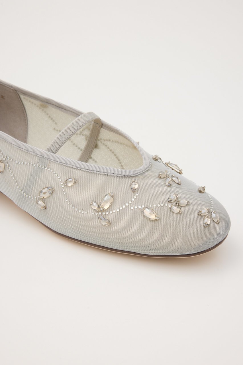 【スタッカート/STACCATO】のエンブロイドメッシュフラット 人気、トレンドファッション・服の通販 founy(ファニー) 　ファッション　Fashion　レディースファッション　Fashion for Women　ウッド　Wooden Design　シューズ　Shoes, Footwear　スクエア　Square, Square Shape　ストーン　Stone, Gem-Like　ダイヤモンド　Diamond, Brilliant Cut　ビジュー　Bijou, Jewel-like Accent　フラット　Flat, Flat Shoes　メッシュ　Mesh, Net Fabric　モチーフ　Motif, Design Theme　新作・新入荷　New Arrivals / New In　other-6|ID: prp329100004865079 ipo3291000000036211315