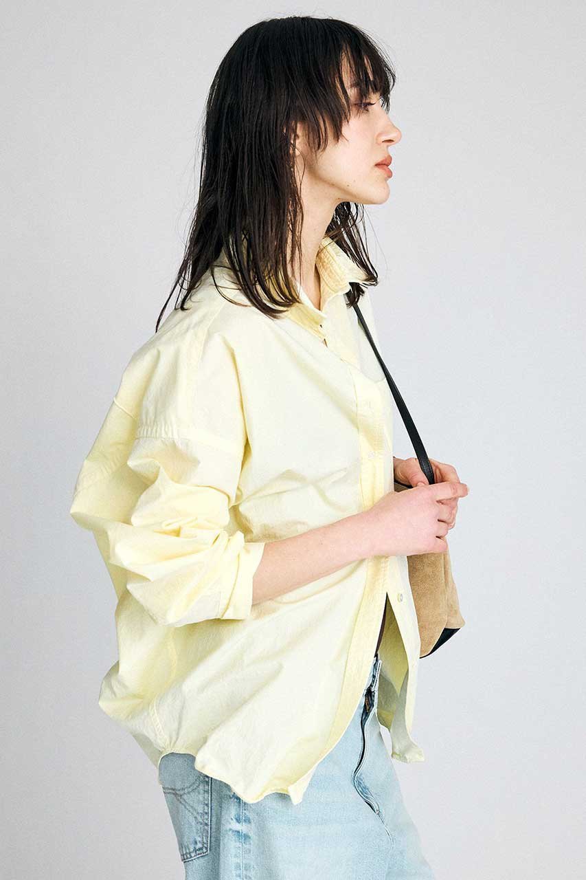 【ブリル/BRILL】のパーフェクトシャツ インテリア・キッズ・メンズ・レディースファッション・服の通販 founy(ファニー) 　ファッション　Fashion　レディースファッション　Fashion for Women　トップス・カットソー　Cut & Sew Tops　シャツ・ブラウス・オフィスカジュアル　Elegant Blouses & Button-Ups　2026年　2026　サテン　Satin, Glossy Fabric　スリーブ　Sleeve, Long Sleeve / Short Sleeve　ロング　Long, Long-Length　ワイヤー　Wire, Wired Bra　今季　This Season, Current Season　夏　Summer　定番　Standard, Basic Item　春　Spring　S/S・春夏　SS, Spring/Summer, Warm Season　イエロー|ID: prp329100004865081 ipo3291000000036211321