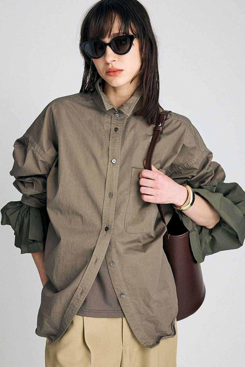 【ブリル/BRILL】のパーフェクトシャツ 人気、トレンドファッション・服の通販 founy(ファニー) 　ファッション　Fashion　レディースファッション　Fashion for Women　トップス・カットソー　Cut & Sew Tops　シャツ・ブラウス・オフィスカジュアル　Elegant Blouses & Button-Ups　2026年　2026　サテン　Satin, Glossy Fabric　スリーブ　Sleeve, Long Sleeve / Short Sleeve　ロング　Long, Long-Length　ワイヤー　Wire, Wired Bra　今季　This Season, Current Season　夏　Summer　定番　Standard, Basic Item　春　Spring　S/S・春夏　SS, Spring/Summer, Warm Season　other-4|ID: prp329100004865081 ipo3291000000036211327