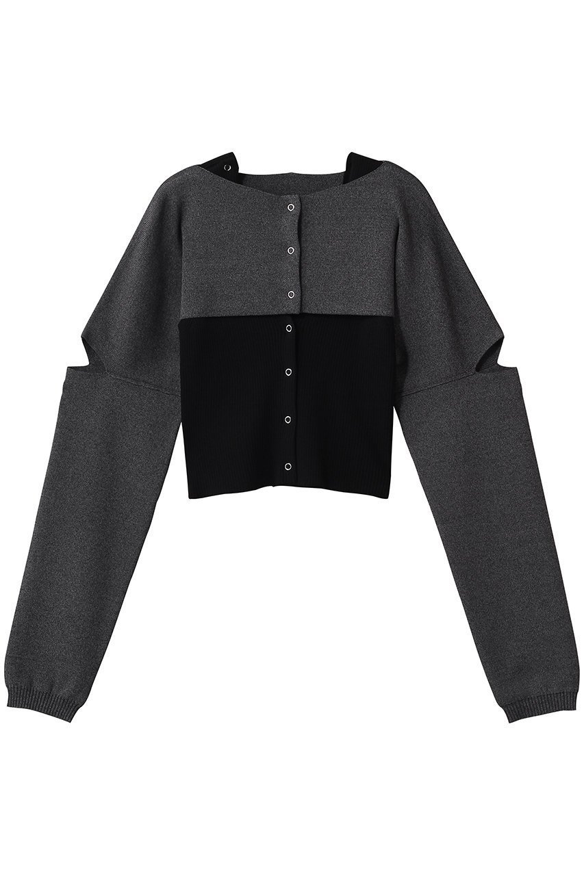 【プランク プロジェクト/PRANK PROJECT】のマルチウェイニット インテリア・キッズ・メンズ・レディースファッション・服の通販 founy(ファニー) 　ファッション　Fashion　レディースファッション　Fashion for Women　トップス・カットソー　Cut & Sew Tops　ニット　Knit Tops & Sweaters　カジュアルプルオーバー・ニットトップス　Pullovers & Knit Tops / Casual Pullovers　アシンメトリー　Asymmetrical Style　ベスト　Vest, Waistcoat　ボレロ　Bolero, Short Cardigan　ロング　Long, Long-Length　C.GRY(チャコールグレー)|ID: prp329100004865083 ipo3291000000036839193