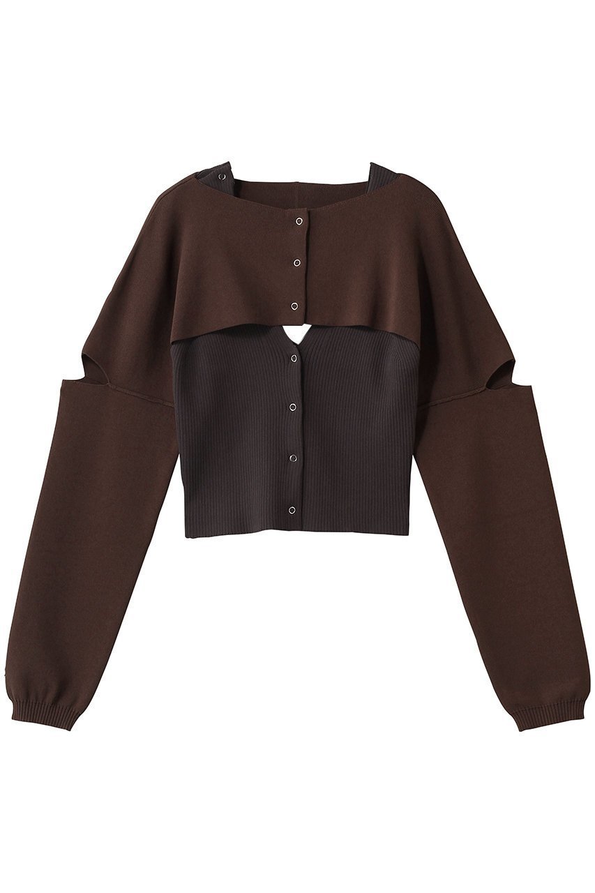 【プランク プロジェクト/PRANK PROJECT】のマルチウェイニット インテリア・キッズ・メンズ・レディースファッション・服の通販 founy(ファニー) 　ファッション　Fashion　レディースファッション　Fashion for Women　トップス・カットソー　Cut & Sew Tops　ニット　Knit Tops & Sweaters　カジュアルプルオーバー・ニットトップス　Pullovers & Knit Tops / Casual Pullovers　アシンメトリー　Asymmetrical Style　ベスト　Vest, Waistcoat　ボレロ　Bolero, Short Cardigan　ロング　Long, Long-Length　BRN(ブラウン)|ID: prp329100004865083 ipo3291000000036839195