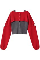 【プランク プロジェクト/PRANK PROJECT】のマルチウェイニット 人気、トレンドファッション・服の通販 founy(ファニー) ファッション Fashion レディースファッション Fashion for Women トップス・カットソー Cut & Sew Tops ニット Knit Tops & Sweaters カジュアルプルオーバー・ニットトップス Pullovers & Knit Tops / Casual Pullovers アシンメトリー Asymmetrical Style ベスト Vest, Waistcoat ボレロ Bolero, Short Cardigan ロング Long, Long-Length thumbnail RED(レッド)|ID: prp329100004865083 ipo3291000000036839196