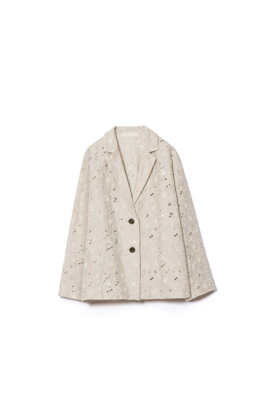 【プリスティン/PRISTINE】のフラワーエンブジャケット インテリア・キッズ・メンズ・レディースファッション・服の通販 founy(ファニー) ファッション Fashion レディースファッション Fashion for Women アウター Coat / Outerwear Collection レディースジャケット・軽アウター Jackets 春 Spring シンプル Simple, Minimal ジャケット Jacket, Outerwear セットアップ Set-Up, Coordinated Outfit ハンド Hand, Handmade リネン Linen, Linen Fabric レース Lace, Lace Fabric セレモニー Ceremony 新作・新入荷 New Arrivals / New In グレー|ID: prp329100004865085 ipo3291000000036211356