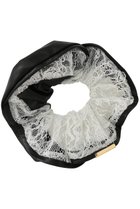 【エントワフェイン/ENTWURFEIN】のPatti レザー×レースコンビシュシュ ホワイト|ID: prp329100004865092 ipo3291000000036211401