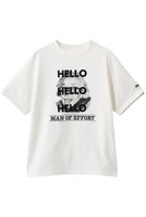 【オブラダ/Oblada】の【ELLE SHOP限定】MAN OF FEFFORT Tシャツ 人気、トレンドファッション・服の通販 founy(ファニー) ファッション Fashion レディースファッション Fashion for Women トップス・カットソー Cut & Sew Tops シャツ・ブラウス・オフィスカジュアル Elegant Blouses & Button-Ups ロングTシャツ・Tシャツ Longline T-Shirts & Tees カットソー・ベーシックTシャツ Cut-and-Sewn Tops / Stretch Tees & Basics 2026年 2026 インナー Innerwear ショート Short, Short Length ジャケット Jacket, Outerwear スリーブ Sleeve, Long Sleeve / Short Sleeve バランス Balance, Style Balance プリント Print, Printed Pattern 夏 Summer 春 Spring S/S・春夏 SS, Spring/Summer, Warm Season |ID:prp329100004865103