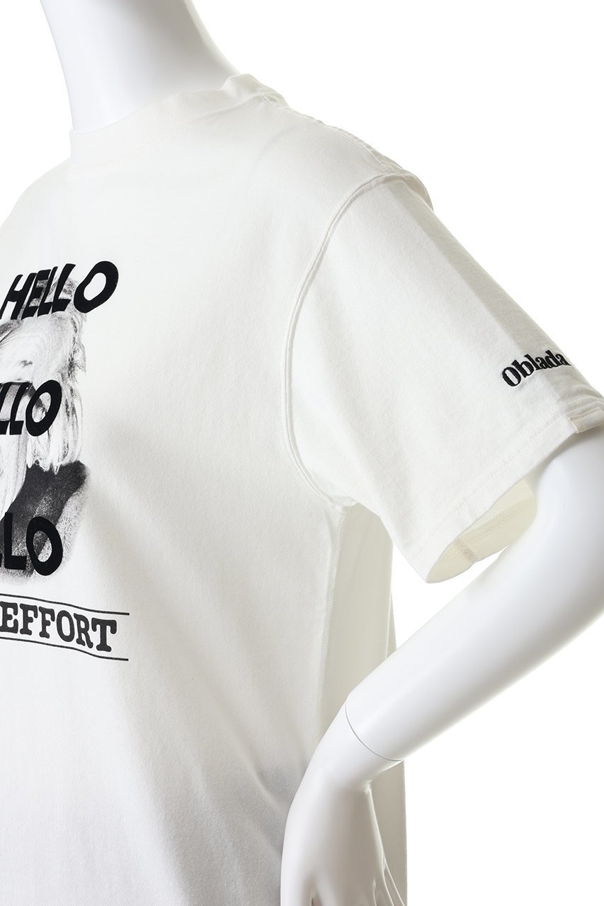 【オブラダ/Oblada】の【ELLE SHOP限定】MAN OF FEFFORT Tシャツ 人気、トレンドファッション・服の通販 founy(ファニー) 　ファッション　Fashion　レディースファッション　Fashion for Women　トップス・カットソー　Cut & Sew Tops　シャツ・ブラウス・オフィスカジュアル　Elegant Blouses & Button-Ups　ロングTシャツ・Tシャツ　Longline T-Shirts & Tees　カットソー・ベーシックTシャツ　Cut-and-Sewn Tops / Stretch Tees & Basics　2026年　2026　インナー　Innerwear　ショート　Short, Short Length　ジャケット　Jacket, Outerwear　スリーブ　Sleeve, Long Sleeve / Short Sleeve　バランス　Balance, Style Balance　プリント　Print, Printed Pattern　夏　Summer　春　Spring　S/S・春夏　SS, Spring/Summer, Warm Season　other-5|ID: prp329100004865103 ipo3291000000036211475