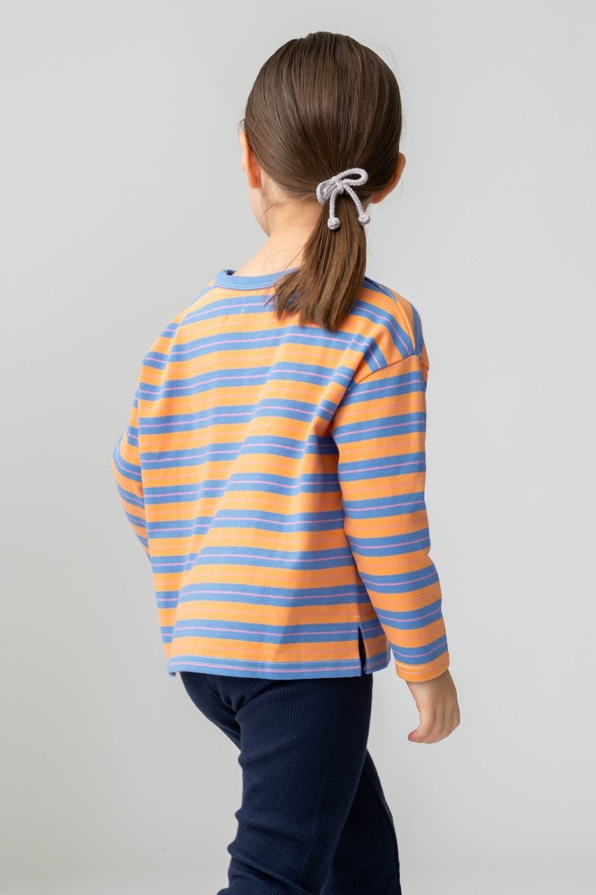 【その他のブランド/Other】の【KIDS】マルチストライプ Tシャツ 人気、トレンドファッション・服の通販 founy(ファニー) ファッション Fashion キッズファッション Fashion for Kids トップス・カットソー Cut & Sew Tops 2026年 2026 ストライプ Stripe, Striped Pattern デニム Denim, Jeans Material ファブリック Fabric, Textile ボーダー Border, Stripe 夏 Summer 春 Spring S/S・春夏 SS, Spring/Summer, Warm Season other-3|ID: prp329100004865113 ipo3291000000036211552