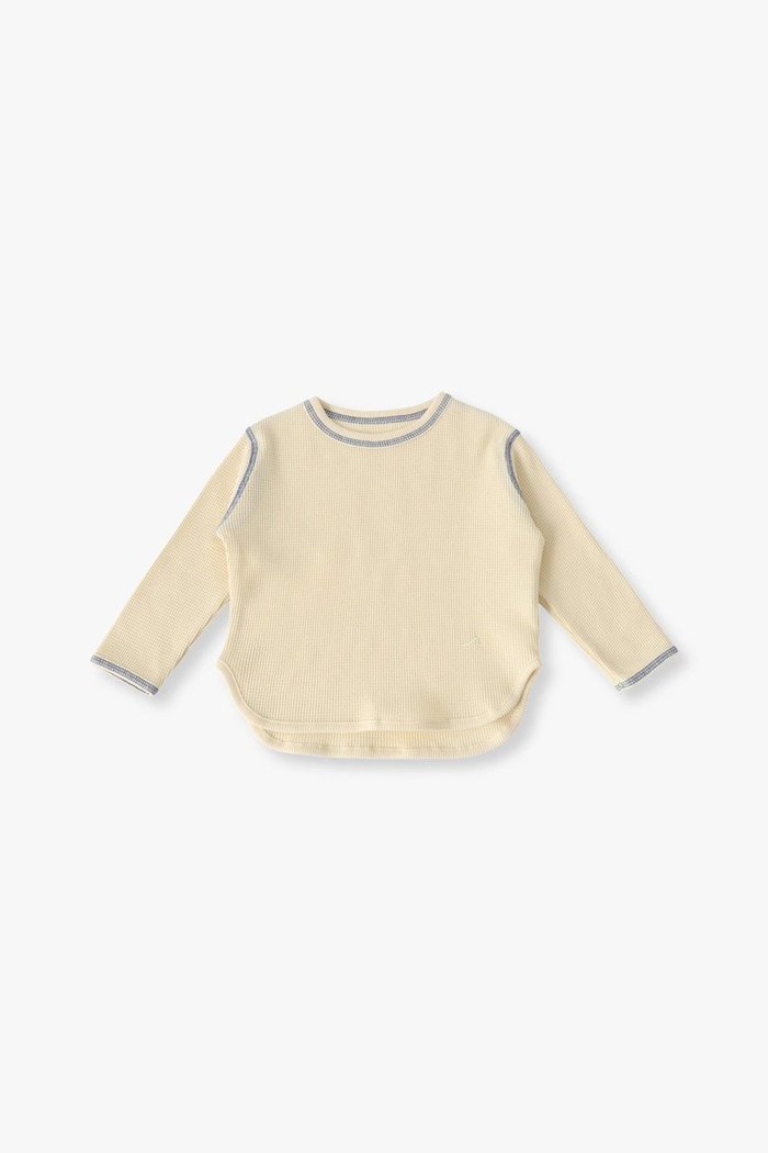 【その他のブランド/Other】の【KIDS】ワッフル ロングスリーブTシャツ インテリア・キッズ・メンズ・レディースファッション・服の通販 founy(ファニー) https://founy.com/ ファッション Fashion キッズファッション Fashion for Kids トップス・カットソー Cut & Sew Tops 2026年 2026 スリーブ Sleeve, Long Sleeve / Short Sleeve ロング Long, Long-Length ワッフル Waffle, Waffle Knit 夏 Summer 春 Spring S/S・春夏 SS, Spring/Summer, Warm Season |ID: prp329100004865115 ipo3291000000036211556