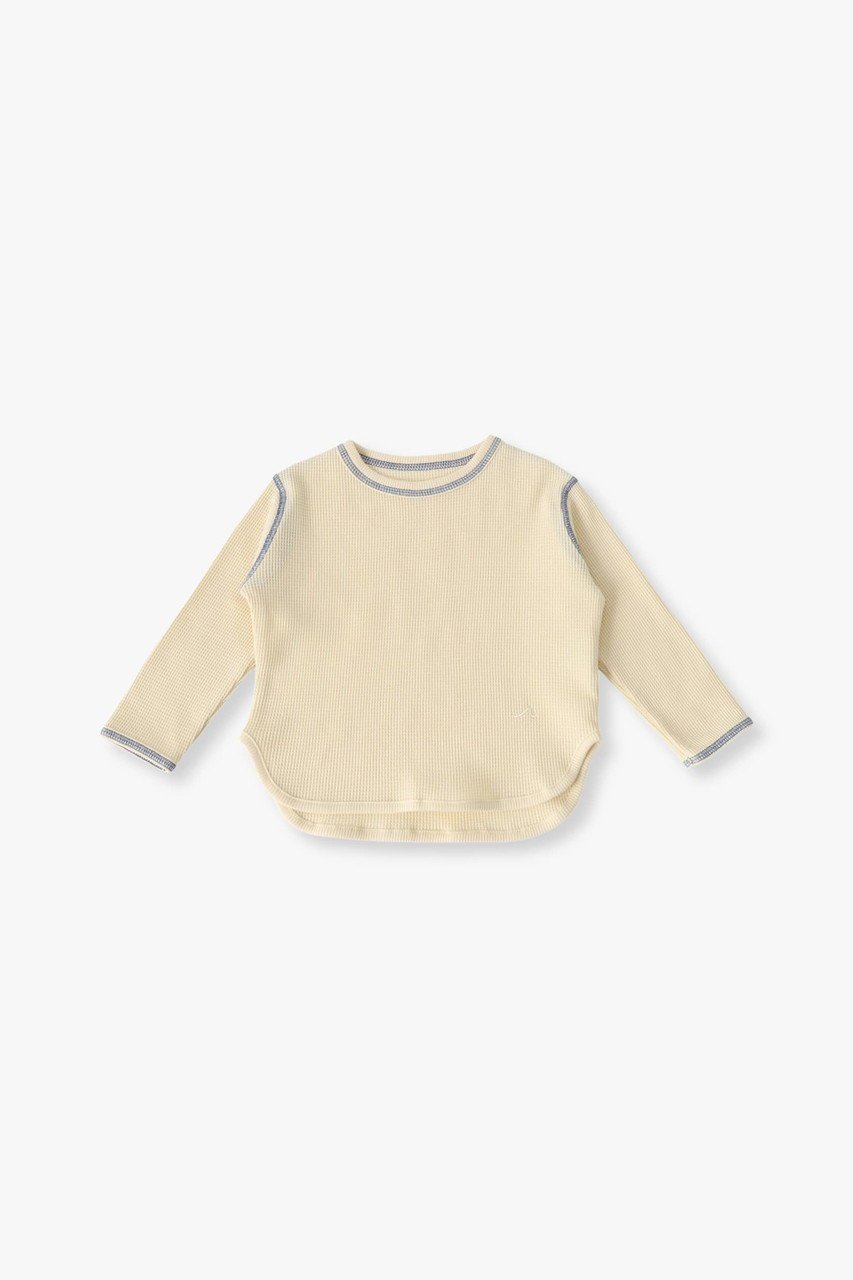 【その他のブランド/Other】の【KIDS】ワッフル ロングスリーブTシャツ 人気、トレンドファッション・服の通販 founy(ファニー) 　ファッション　Fashion　キッズファッション　Fashion for Kids　トップス・カットソー　Cut & Sew Tops　2026年　2026　スリーブ　Sleeve, Long Sleeve / Short Sleeve　ロング　Long, Long-Length　ワッフル　Waffle, Waffle Knit　夏　Summer　春　Spring　S/S・春夏　SS, Spring/Summer, Warm Season　 other-1|ID: prp329100004865115 ipo3291000000036211556