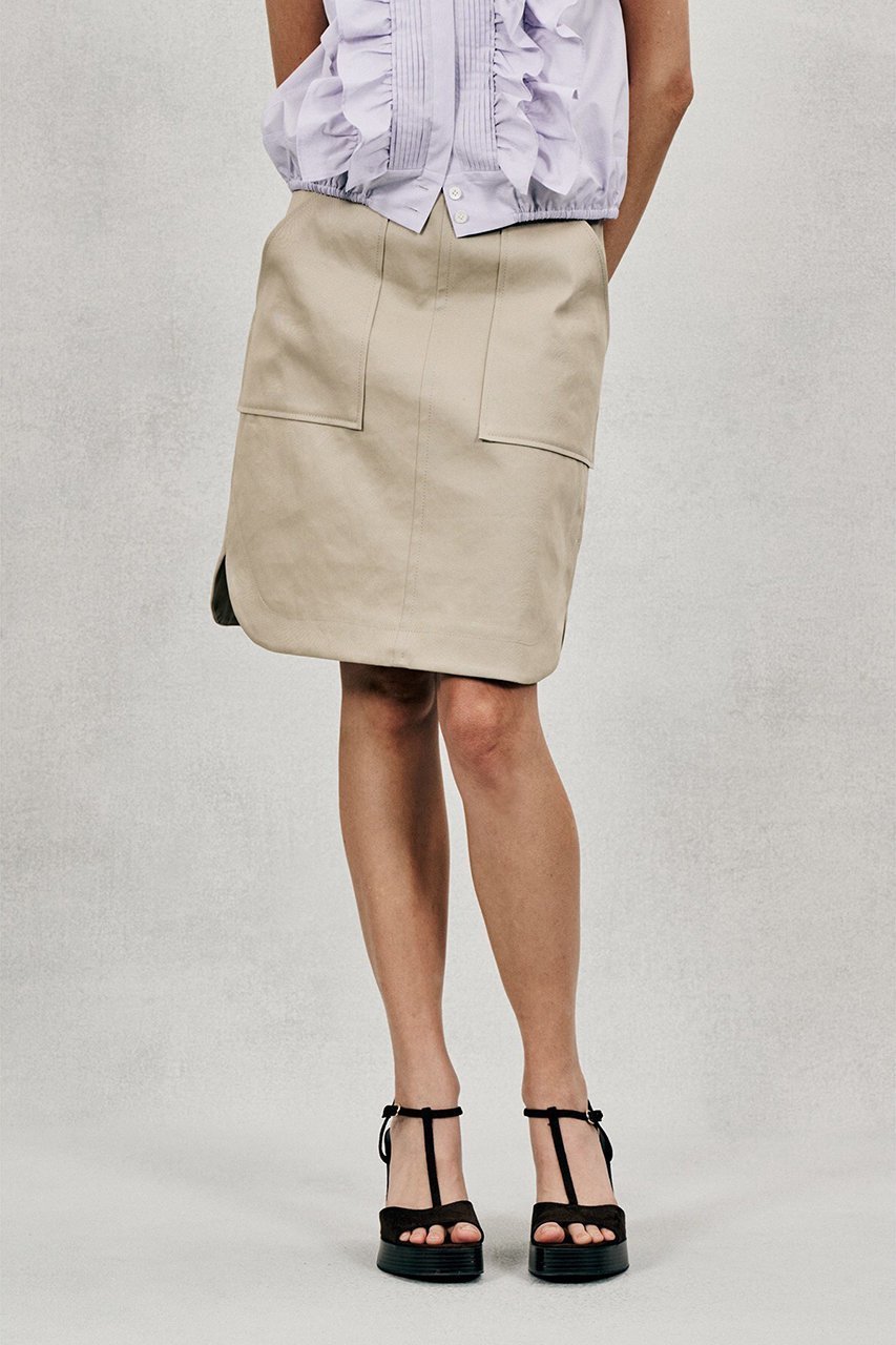 【オブリオ/AUBRIOT】のヴィンテージコットンギャバスカート インテリア・キッズ・メンズ・レディースファッション・服の通販 founy(ファニー) 　ファッション　Fashion　レディースファッション　Fashion for Women　スカート　Skirts　ロングスカート　Long Skirts / Maxi & Midi Skirts　2026年　2026　コンパクト　Compact, Small Size　ストレッチ　Stretch, Stretchy Fabric　ロング　Long, Long-Length　ワーク　Workwear, Utility Style　ヴィンテージ　Vintage Style　夏　Summer　春　Spring　S/S・春夏　SS, Spring/Summer, Warm Season　ライトベージュ|ID: prp329100004865141 ipo3291000000036211736