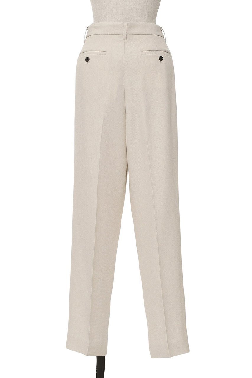 【オブリオ/AUBRIOT】のリッチドライトリコチンテーパードパンツ 人気、トレンドファッション・服の通販 founy(ファニー) 　ファッション　Fashion　レディースファッション　Fashion for Women　パンツ　Pants & Trousers　2026年　2026　とろみ　Fluid, Flowy Fabric　なめらか　Smooth, Silky Texture　イタリア　Italy　ドレープ　Drape, Draping Fabric　フォルム　Silhouette, Form　プリーツ　Pleats, Pleated　ボトム　Bottoms, Lower Wear　ラグジュアリー　Luxury, Elegant　夏　Summer　春　Spring　S/S・春夏　SS, Spring/Summer, Warm Season　other-3|ID: prp329100004865148 ipo3291000000036211785