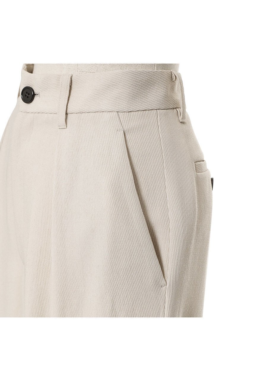 【オブリオ/AUBRIOT】のリッチドライトリコチンテーパードパンツ 人気、トレンドファッション・服の通販 founy(ファニー) 　ファッション　Fashion　レディースファッション　Fashion for Women　パンツ　Pants & Trousers　2026年　2026　とろみ　Fluid, Flowy Fabric　なめらか　Smooth, Silky Texture　イタリア　Italy　ドレープ　Drape, Draping Fabric　フォルム　Silhouette, Form　プリーツ　Pleats, Pleated　ボトム　Bottoms, Lower Wear　ラグジュアリー　Luxury, Elegant　夏　Summer　春　Spring　S/S・春夏　SS, Spring/Summer, Warm Season　other-6|ID: prp329100004865148 ipo3291000000036211794