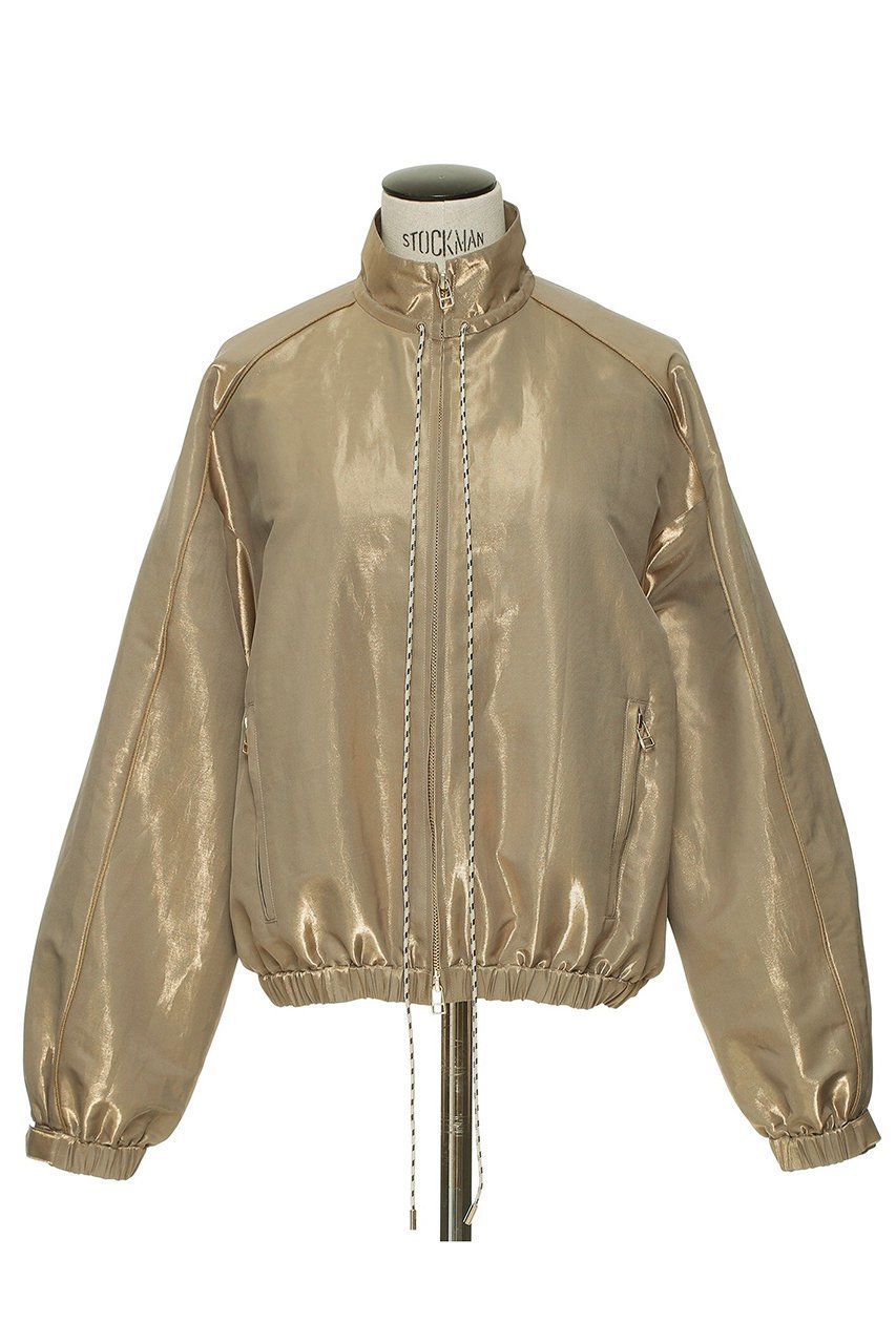 【オブリオ/AUBRIOT】のメタリックツイルトラックジャケット 人気、トレンドファッション・服の通販 founy(ファニー) 　ファッション　Fashion　レディースファッション　Fashion for Women　アウター　Coat / Outerwear Collection　レディースジャケット・軽アウター　Jackets　2026年　2026　イタリア　Italy　クロップド　Cropped, Short Length　ジャカード／ジャガード　Jacquard, Woven Pattern　ジャケット　Jacket, Outerwear　スポーティ　Sporty, Casual Athletic　ドローコード　Drawcord, Drawstring Cord　バランス　Balance, Style Balance　ラグジュアリー　Luxury, Elegant　夏　Summer　春　Spring　S/S・春夏　SS, Spring/Summer, Warm Season　 other-1|ID: prp329100004865152 ipo3291000000036211820