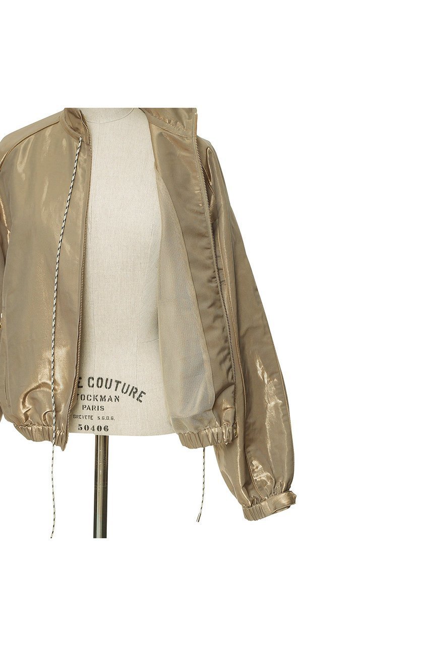 【オブリオ/AUBRIOT】のメタリックツイルトラックジャケット 人気、トレンドファッション・服の通販 founy(ファニー) 　ファッション　Fashion　レディースファッション　Fashion for Women　アウター　Coat / Outerwear Collection　レディースジャケット・軽アウター　Jackets　2026年　2026　イタリア　Italy　クロップド　Cropped, Short Length　ジャカード／ジャガード　Jacquard, Woven Pattern　ジャケット　Jacket, Outerwear　スポーティ　Sporty, Casual Athletic　ドローコード　Drawcord, Drawstring Cord　バランス　Balance, Style Balance　ラグジュアリー　Luxury, Elegant　夏　Summer　春　Spring　S/S・春夏　SS, Spring/Summer, Warm Season　other-8|ID: prp329100004865152 ipo3291000000036211834