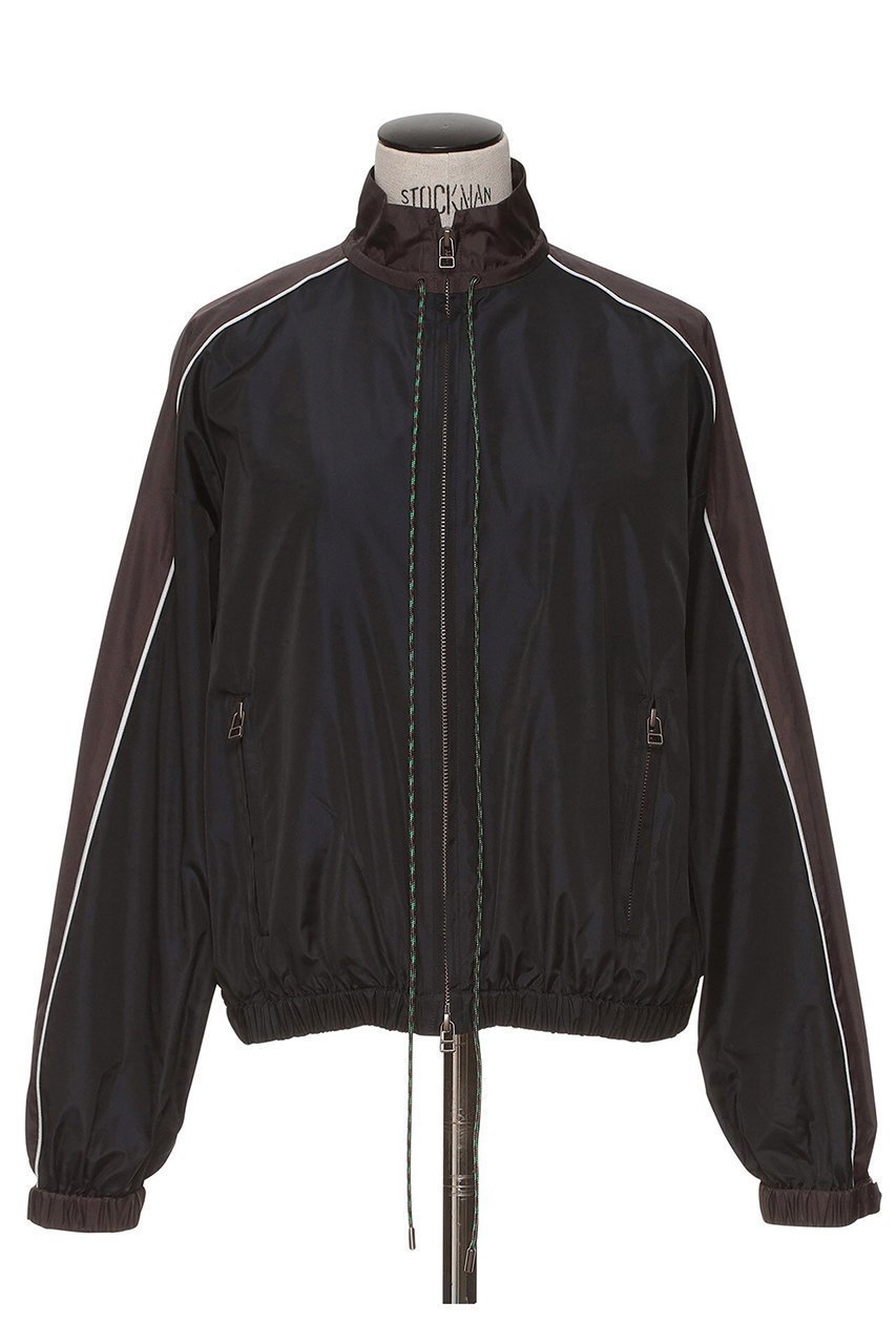 【オブリオ/AUBRIOT】のマイクロシルクトラックジャケット インテリア・キッズ・メンズ・レディースファッション・服の通販 founy(ファニー) ファッション Fashion レディースファッション Fashion for Women アウター Coat / Outerwear Collection レディースジャケット・軽アウター Jackets 2026年 2026 イタリア Italy クロップド Cropped, Short Length シルク Silk, 100% Silk シンプル Simple, Minimal ジャケット Jacket, Outerwear スポーティ Sporty, Casual Athletic タフタ Taffeta, Structured Fabric ドローコード Drawcord, Drawstring Cord バランス Balance, Style Balance 夏 Summer 春 Spring S/S・春夏 SS, Spring/Summer, Warm Season ネイビー|ID: prp329100004865154 ipo3291000000036211837