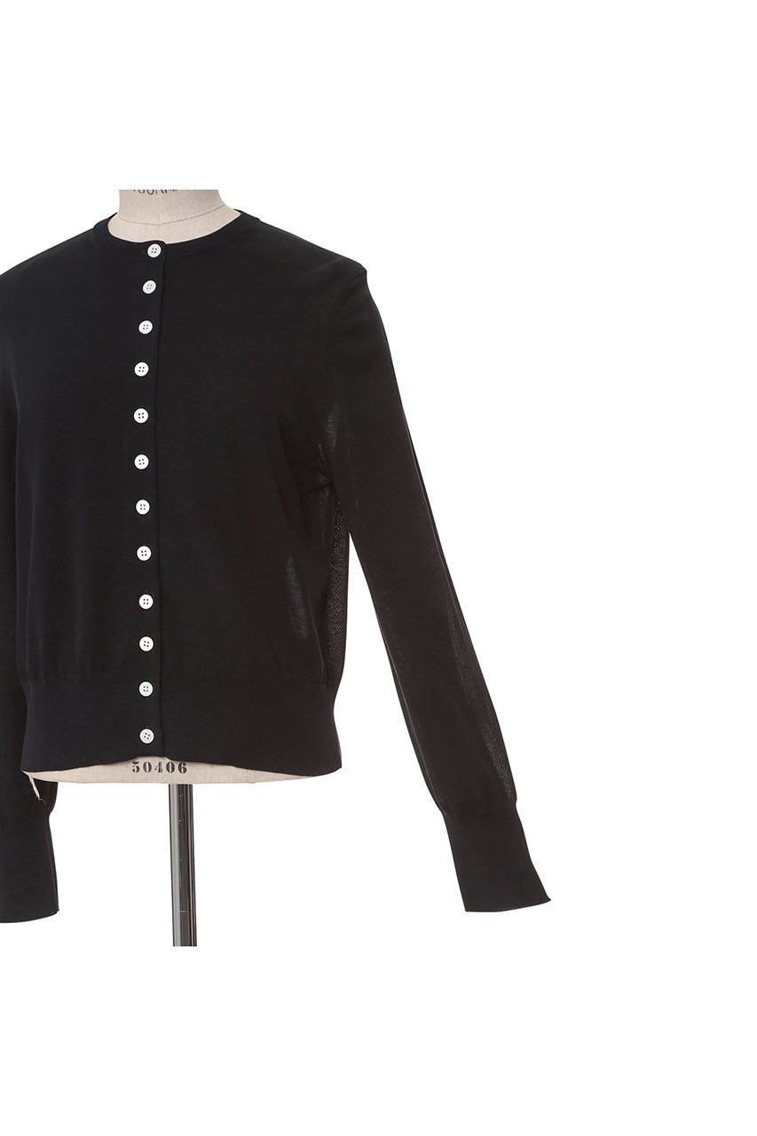 【オブリオ/AUBRIOT】のアイスファインコットンクルーネックカーディガン 人気、トレンドファッション・服の通販 founy(ファニー) 　ファッション　Fashion　レディースファッション　Fashion for Women　トップス・カットソー　Cut & Sew Tops　ニット　Knit Tops & Sweaters　カーディガン・羽織り　Layered Style Cardigans　2026年　2026　カーディガン　Cardigan, Knitwear　クラシック　Classic, Timeless Style　シンプル　Simple, Minimal　ベーシック　Basic, Essential　エレガント 上品　Elegant　夏　Summer　春　Spring　S/S・春夏　SS, Spring/Summer, Warm Season　other-5|ID: prp329100004865161 ipo3291000000036211899