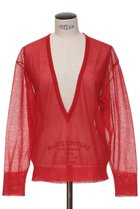 【オブリオ/AUBRIOT】のロージーコットンエステルVネックニット レッド|ID: prp329100004865163 ipo3291000000036211906