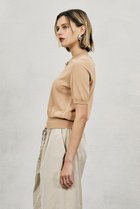 【オブリオ/AUBRIOT】のアイスファインコットンショートスリーブセーター 人気、トレンドファッション・服の通販 founy(ファニー) ファッション Fashion レディースファッション Fashion for Women トップス・カットソー Cut & Sew Tops ニット Knit Tops & Sweaters カジュアルプルオーバー・ニットトップス Pullovers & Knit Tops / Casual Pullovers 2026年 2026 おすすめ Recommended / Our Picks アンサンブル Ensemble Set カーディガン Cardigan, Knitwear クラシック Classic, Timeless Style 夏 Summer 春 Spring S/S・春夏 SS, Spring/Summer, Warm Season thumbnail ベージュ|ID: prp329100004865170 ipo3291000000036211956