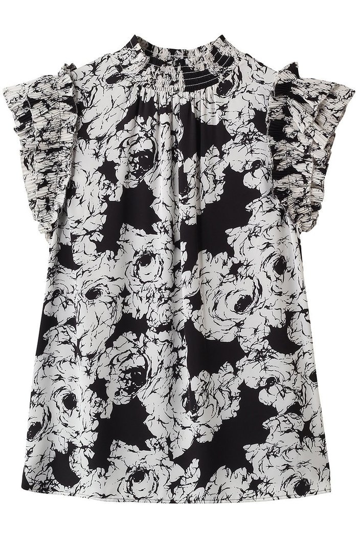 【コルコバード/CORCOVADO】のモノトーンサテンブラウス インテリア・キッズ・メンズ・レディースファッション・服の通販 founy(ファニー) https://founy.com/ ファッション Fashion レディースファッション Fashion for Women トップス・カットソー Cut & Sew Tops シャツ・ブラウス・オフィスカジュアル Elegant Blouses & Button-Ups おすすめ Recommended / Our Picks サテン Satin, Glossy Fabric ショート Short, Short Length スリーブ Sleeve, Long Sleeve / Short Sleeve セットアップ Set-Up, Coordinated Outfit フラワー Flower, Floral プリント Print, Printed Pattern プリーツ Pleats, Pleated 新作・新入荷 New Arrivals / New In 無地 Plain, Solid Color |ID: prp329100004865179 ipo3291000000036212004