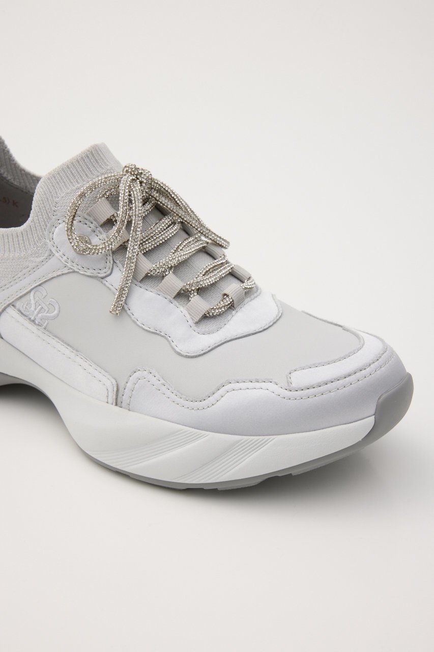 【スタッカート/STACCATO】のドルチェライトドールスニーカー 人気、トレンドファッション・服の通販 founy(ファニー) 　ファッション　Fashion　レディースファッション　Fashion for Women　コンビ　Combo, Combination Style　サテン　Satin, Glossy Fabric　スニーカー　Sneakers, Trainers　スポーティ　Sporty, Casual Athletic　リボン　Ribbon, Bow　レース　Lace, Lace Fabric　人気　Popular, Best Seller　再入荷　Restock / Back in Stock　軽量　Lightweight, Ultra Light　other-6|ID: prp329100004865208 ipo3291000000036212194