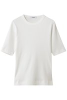 【スローン/SLOANE】のコンパクトストレッチリブ 5分袖クルーネック 人気、トレンドファッション・服の通販 founy(ファニー) ファッション Fashion レディースファッション Fashion for Women トップス・カットソー Cut & Sew Tops シャツ・ブラウス・オフィスカジュアル Elegant Blouses & Button-Ups ロングTシャツ・Tシャツ Longline T-Shirts & Tees カットソー・ベーシックTシャツ Cut-and-Sewn Tops / Stretch Tees & Basics 2026年 2026 インナー Innerwear ショート Short, Short Length ジャケット Jacket, Outerwear スマート Smart, Elegant スリーブ Sleeve, Long Sleeve / Short Sleeve テレコ Ribbed, Rib Stitch フィット Fit, Slim Fit ヴィンテージ Vintage Style 夏 Summer 春 Spring S/S・春夏 SS, Spring/Summer, Warm Season ビジネス 仕事 通勤 Business / Work / Commuting |ID:prp329100004865216