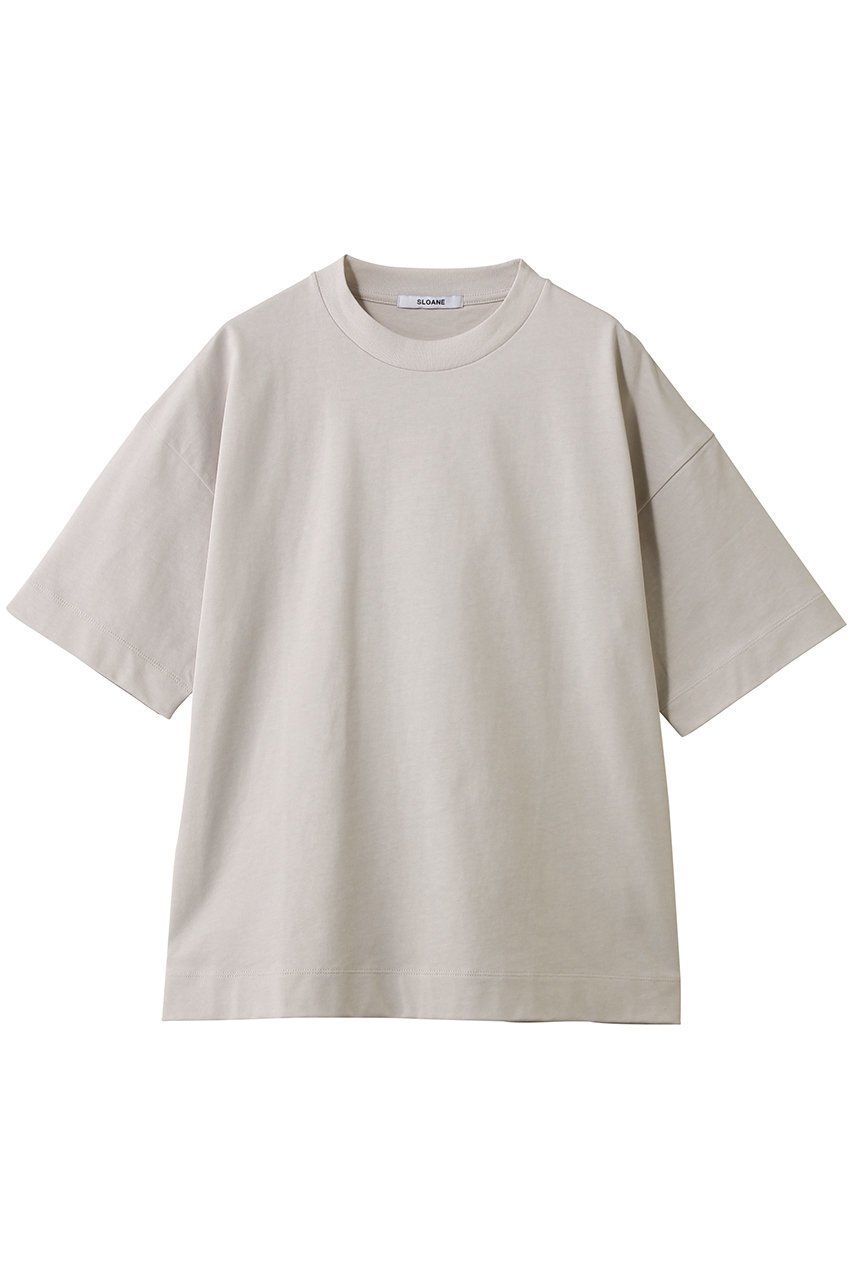 【スローン/SLOANE】のヘビーコットン ドロップショルダーTシャツ インテリア・キッズ・メンズ・レディースファッション・服の通販 founy(ファニー) 　ファッション　Fashion　レディースファッション　Fashion for Women　トップス・カットソー　Cut & Sew Tops　シャツ・ブラウス・オフィスカジュアル　Elegant Blouses & Button-Ups　ロングTシャツ・Tシャツ　Longline T-Shirts & Tees　カットソー・ベーシックTシャツ　Cut-and-Sewn Tops / Stretch Tees & Basics　2026年　2026　ショルダー　Shoulder, Shoulder Strap　ショート　Short, Short Length　スリーブ　Sleeve, Long Sleeve / Short Sleeve　ドロップ　Drop Shoulder, Dropped Style　夏　Summer　春　Spring　S/S・春夏　SS, Spring/Summer, Warm Season　ライトベージュ|ID: prp329100004865220 ipo3291000000036212271