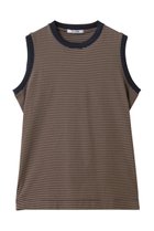 【スローン/SLOANE】の72/2コットン天竺 マイクロボーダーノースリーブ 人気、トレンドファッション・服の通販 founy(ファニー) ファッション Fashion レディースファッション Fashion for Women トップス・カットソー Cut & Sew Tops キャミソール&ノースリーブ Camisoles & Sleeveless Tops シャツ・ブラウス・オフィスカジュアル Elegant Blouses & Button-Ups ロングTシャツ・Tシャツ Longline T-Shirts & Tees カットソー・ベーシックTシャツ Cut-and-Sewn Tops / Stretch Tees & Basics 2026年 2026 なめらか Smooth, Silky Texture キャミソール Camisole, Spaghetti Strap Top タンク Tank Top, Sleeveless Top ノースリーブ Sleeveless, No-Sleeve バランス Balance, Style Balance ボーダー Border, Stripe 夏 Summer 春 Spring S/S・春夏 SS, Spring/Summer, Warm Season thumbnail ネイビー×キャメル|ID: prp329100004865221 ipo3291000000036212284