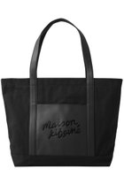 【メゾン キツネ/MAISON KITSUNE】の【UNISEX】CANVAS AND LEATHER LARGE トートバッグ 人気、トレンドファッション・服の通販 founy(ファニー) ファッション Fashion レディースファッション Fashion for Women バッグ Bags 2026年 2026 ユニセックス Unisex, Genderless なめらか Smooth, Silky Texture キャンバス Canvas, Canvas Fabric シンプル Simple, Minimal ポケット Pocket, Pocket Detail ワーク Workwear, Utility Style 夏 Summer 旅行 Travel 春 Spring S/S・春夏 SS, Spring/Summer, Warm Season thumbnail ブラック|ID: prp329100004865237 ipo3291000000036212360