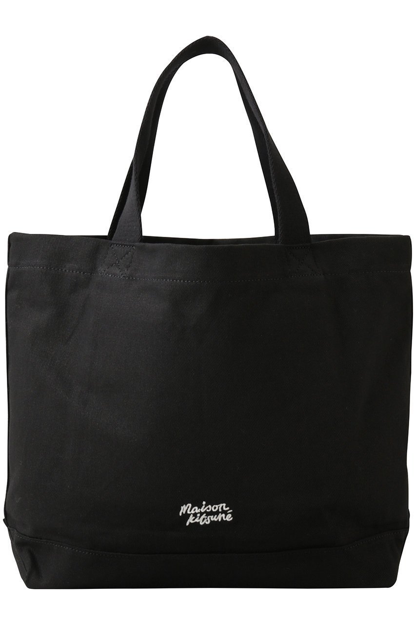 【メゾン キツネ/MAISON KITSUNE】の【UNISEX】DOUBLE FOX HEAD トートバッグ 人気、トレンドファッション・服の通販 founy(ファニー) 　ファッション　Fashion　レディースファッション　Fashion for Women　バッグ　Bags　2026年　2026　ユニセックス　Unisex, Genderless　シンプル　Simple, Minimal　パッチ　Patch, Appliqué　フロント　Front, Front Design　ベーシック　Basic, Essential　夏　Summer　春　Spring　S/S・春夏　SS, Spring/Summer, Warm Season　ビジネス 仕事 通勤　Business / Work / Commuting　other-3|ID: prp329100004865238 ipo3291000000036212374