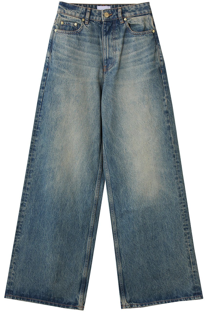 【ガニー/GANNI】のEssentials Lari ティント リジッド デニムパンツ 人気、トレンドファッション・服の通販 founy(ファニー) 　ファッション　Fashion　レディースファッション　Fashion for Women　パンツ　Pants & Trousers　デニムパンツ・ジーンズ・美脚デニム　Denim Jeans & Pants　2026年　2026　クロップド　Cropped, Short Length　ストレッチ　Stretch, Stretchy Fabric　ストレート　Straight, Straight Cut　デニム　Denim, Jeans Material　ハイライズ　High Rise, High Waist　ビンテージ　Vintage, Retro Style　フィット　Fit, Slim Fit　ルーズ　Loose, Oversized　ワイド　Wide, Wide Fit　夏　Summer　春　Spring　S/S・春夏　SS, Spring/Summer, Warm Season　 other-1|ID: prp329100004865252 ipo3291000000036212537