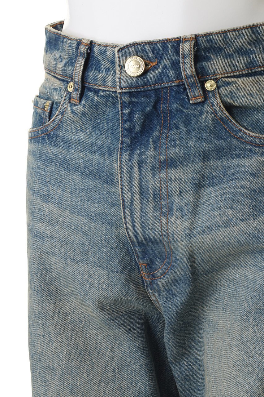 【ガニー/GANNI】のEssentials Lari ティント リジッド デニムパンツ 人気、トレンドファッション・服の通販 founy(ファニー) 　ファッション　Fashion　レディースファッション　Fashion for Women　パンツ　Pants & Trousers　デニムパンツ・ジーンズ・美脚デニム　Denim Jeans & Pants　2026年　2026　クロップド　Cropped, Short Length　ストレッチ　Stretch, Stretchy Fabric　ストレート　Straight, Straight Cut　デニム　Denim, Jeans Material　ハイライズ　High Rise, High Waist　ビンテージ　Vintage, Retro Style　フィット　Fit, Slim Fit　ルーズ　Loose, Oversized　ワイド　Wide, Wide Fit　夏　Summer　春　Spring　S/S・春夏　SS, Spring/Summer, Warm Season　other-5|ID: prp329100004865252 ipo3291000000036212544