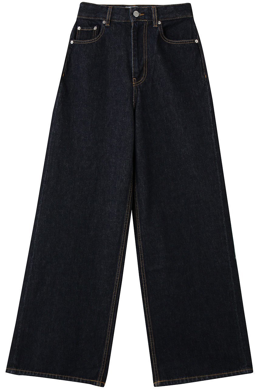 【ガニー/GANNI】のEssentials Lari リンス デニムパンツ 人気、トレンドファッション・服の通販 founy(ファニー) 　ファッション　Fashion　レディースファッション　Fashion for Women　パンツ　Pants & Trousers　デニムパンツ・ジーンズ・美脚デニム　Denim Jeans & Pants　2026年　2026　ストレッチ　Stretch, Stretchy Fabric　デニム　Denim, Jeans Material　ハイライズ　High Rise, High Waist　フィット　Fit, Slim Fit　ルーズ　Loose, Oversized　ワイド　Wide, Wide Fit　エレガント 上品　Elegant　夏　Summer　定番　Standard, Basic Item　春　Spring　S/S・春夏　SS, Spring/Summer, Warm Season　 other-1|ID: prp329100004865253 ipo3291000000036212546