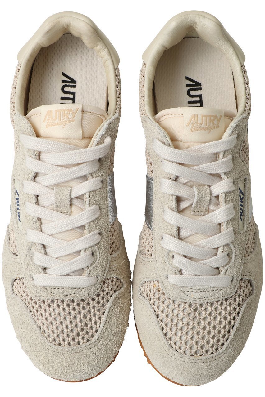 【オートリー/AUTRY】のWIFE KNITTED/SUEDE スニーカー 人気、トレンドファッション・服の通販 founy(ファニー) 　ファッション　Fashion　レディースファッション　Fashion for Women　トップス・カットソー　Cut & Sew Tops　ニット　Knit Tops & Sweaters　シルバー　Silver, Metallic Silver　スニーカー　Sneakers, Trainers　メッシュ　Mesh, Net Fabric　モチーフ　Motif, Design Theme　新作・新入荷　New Arrivals / New In　旅行　Travel　other-2|ID: prp329100004865257 ipo3291000000036212578