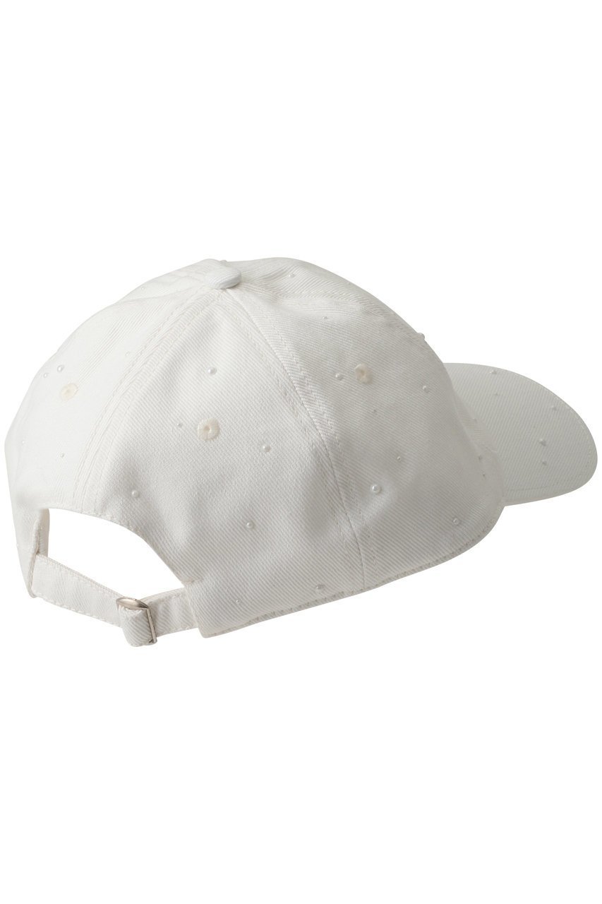 【オートリー/AUTRY】のパール付きロゴキャップ 人気、トレンドファッション・服の通販 founy(ファニー) 　ファッション　Fashion　レディースファッション　Fashion for Women　キャップ&ハット　Hats & Caps　ユニセックス　Unisex, Genderless　キャップ　Cap, Baseball Cap　デニム　Denim, Jeans Material　パール　Pearl, Pearl Accent　フォルム　Silhouette, Form　フロント　Front, Front Design　エレガント 上品　Elegant　帽子　Hat, Headwear　新作・新入荷　New Arrivals / New In　other-4|ID: prp329100004865266 ipo3291000000036212643